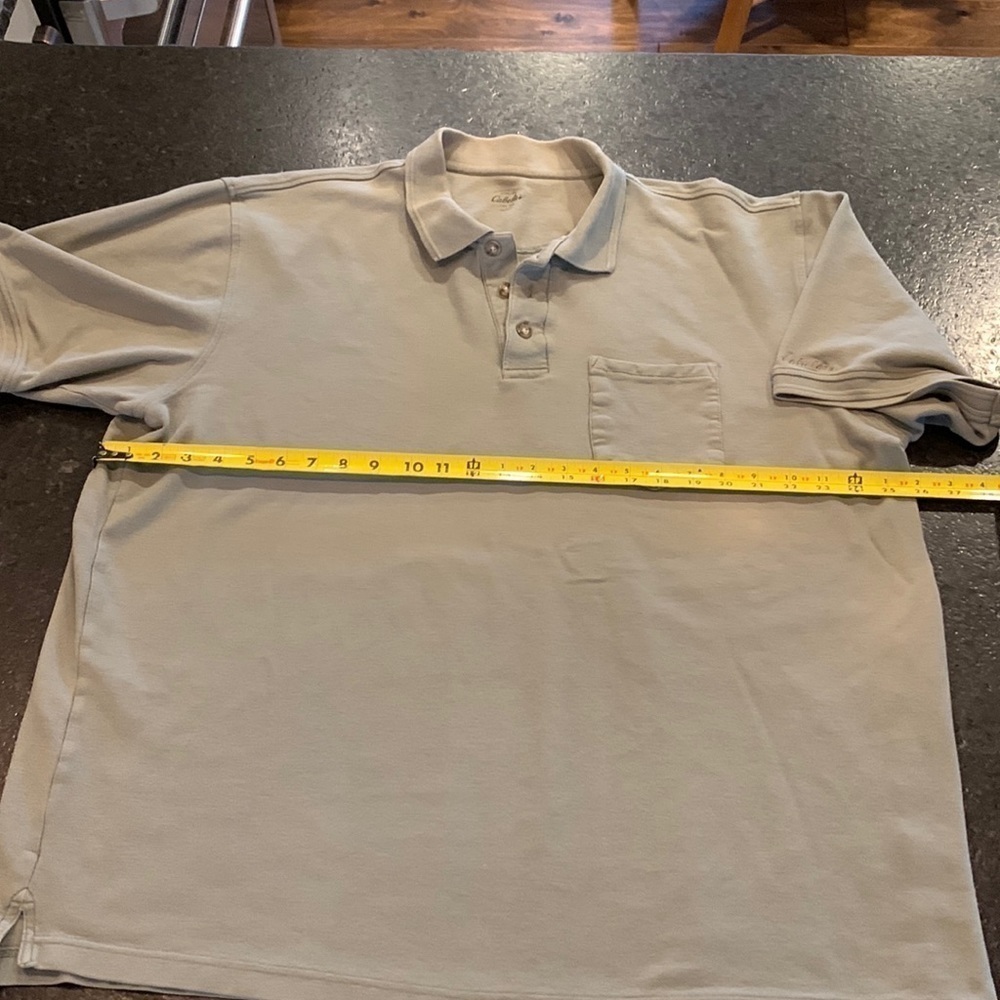 Cabelas mens short sleeve polo 2XL tall substantial fabric rugged outdoor mens - Picture 5 of 8